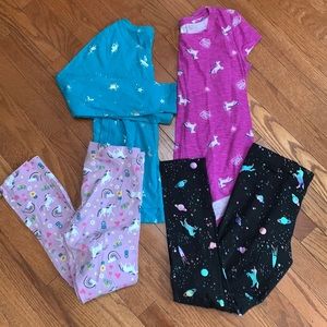 Girls size 10/12 unicorn clothing lot